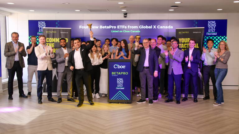 Cboe Canada Lists New BetaPro ETFs from Global X, Offering 3x Leveraged and Inverse Market Exposure