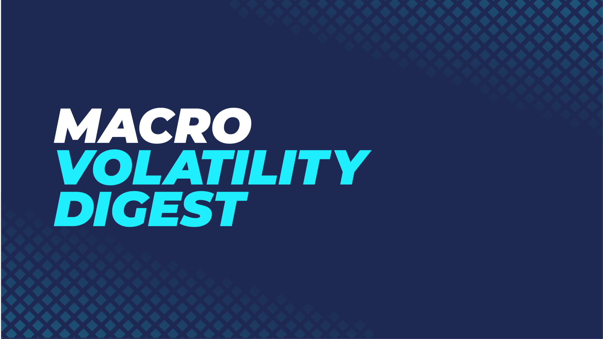  MARKET COMMENTARY   The Fed Holds, But Bond Volatility Breaks Higher