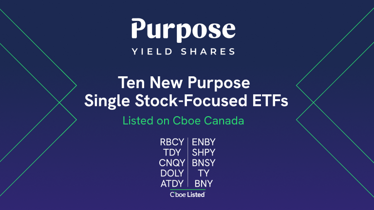Cboe Canada Welcomes Launch of  Canada’s First Single-Stock ETFs by Purpose Investments